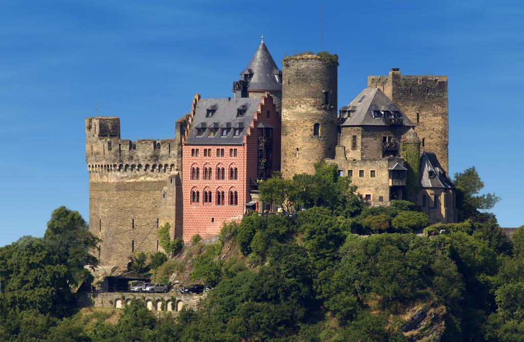 Burghotel Auf Schoenburg โอเบอร์เวเซิล ภายนอก รูปภาพ